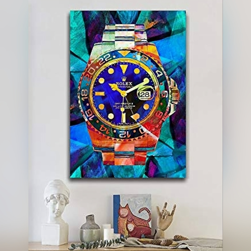 Rolex 8 1/2"x11" Framed Wall Art